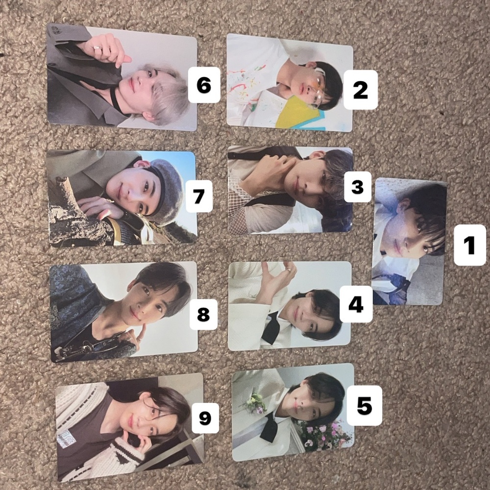 Jeognhan Photocards!!